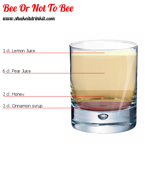 Cocktail Recipe BEE OR NOT TO BEE Cocktail BEE OR NOT TO BEE