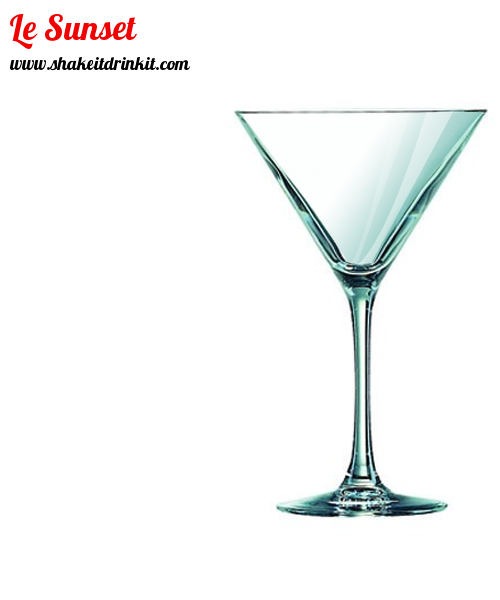 Cocktail Recipe LE SUNSET Cocktail LE SUNSET