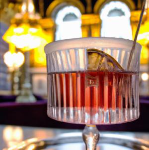 Photo cocktail DUBONNET COCKTAIL QUEEN ELIZABETH II Cocktail DUBONNET COCKTAIL QUEEN ELIZABETH II