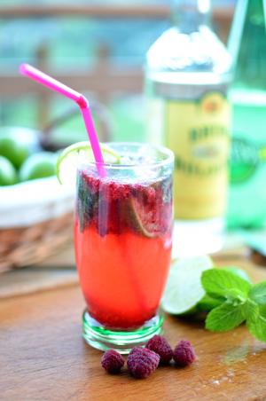 Photo cocktail MOJITO FRAMBOISE Cocktail MOJITO FRAMBOISE