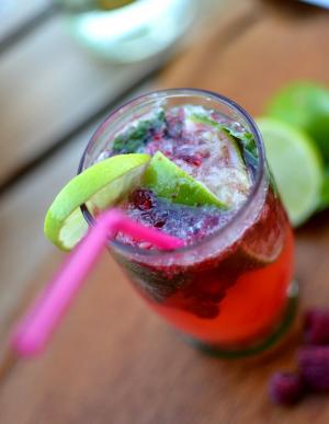 Photo cocktail MOJITO FRAMBOISE Cocktail MOJITO FRAMBOISE