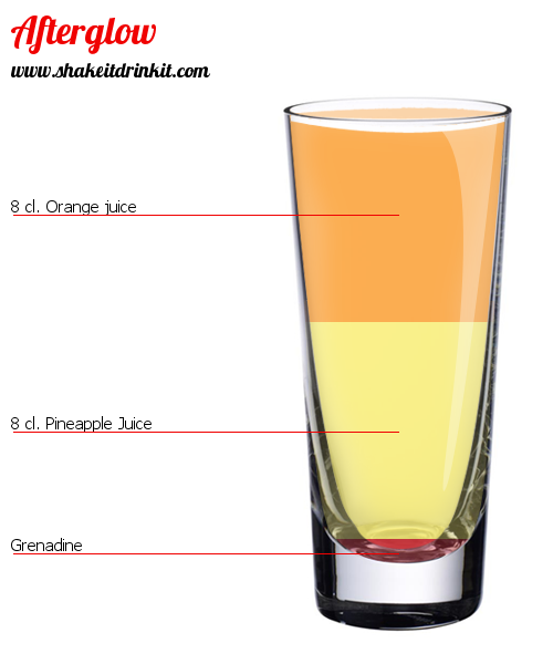 Cocktail Recipe AFTERGLOW Cocktail AFTERGLOW