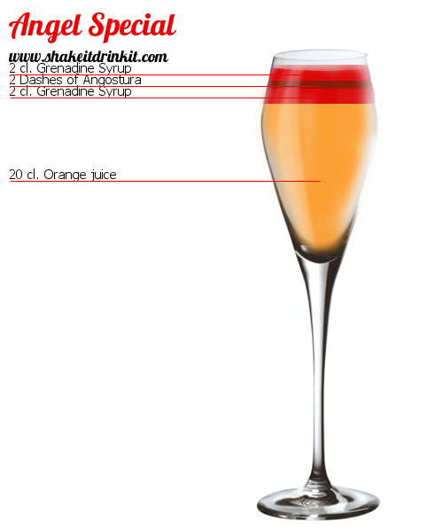 Cocktail Recipe ANGEL SPECIAL Cocktail ANGEL SPECIAL