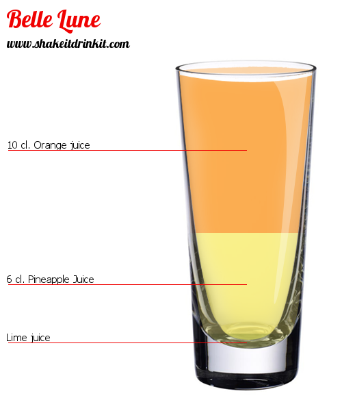 Cocktail Recipe BELLE LUNE Cocktail BELLE LUNE