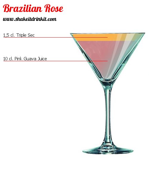 Cocktail BRAZILIAN ROSE