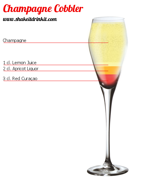 Cocktail CHAMPAGNE COBBLER