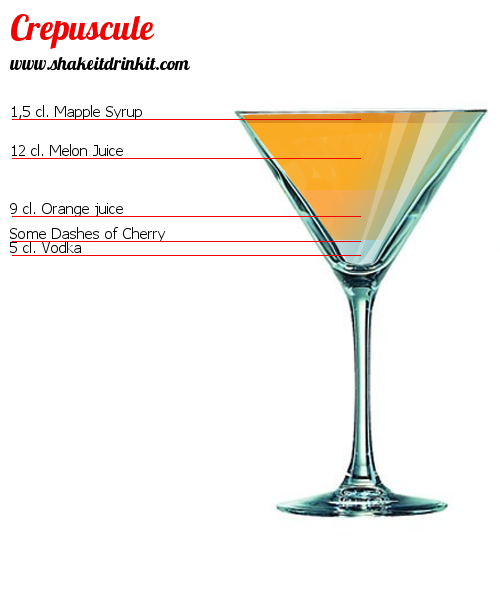 Cocktail Recipe CREPUSCULE Cocktail CREPUSCULE