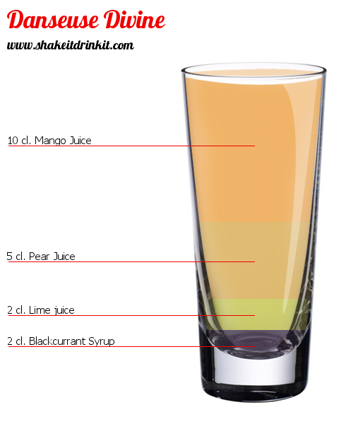 Cocktail Recipe DANSEUSE DIVINE Cocktail DANSEUSE DIVINE