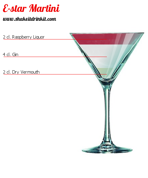 Cocktail E-STAR MARTINI