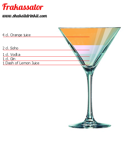 Cocktail Recipe FRAKASSATOR Cocktail FRAKASSATOR