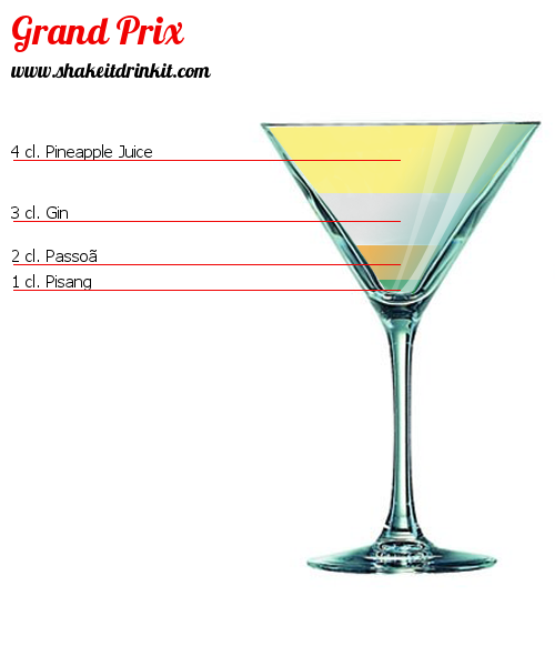Cocktail Recipe GRAND PRIX Cocktail GRAND PRIX