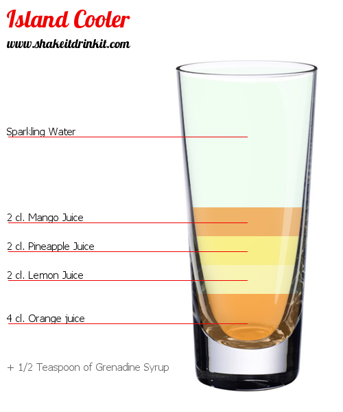 Cocktail Recipe ISLAND COOLER Cocktail ISLAND COOLER