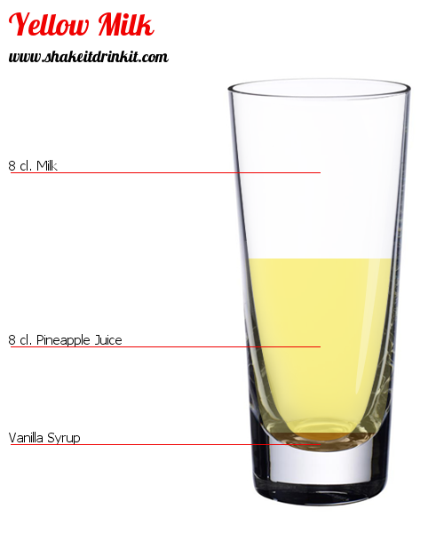 Cocktail LAIT JAUNE