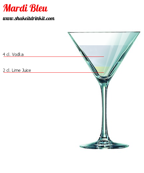 Cocktail MARDI BLEU