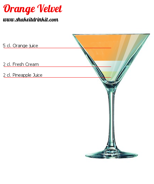 Cocktail ORANGE VELVET