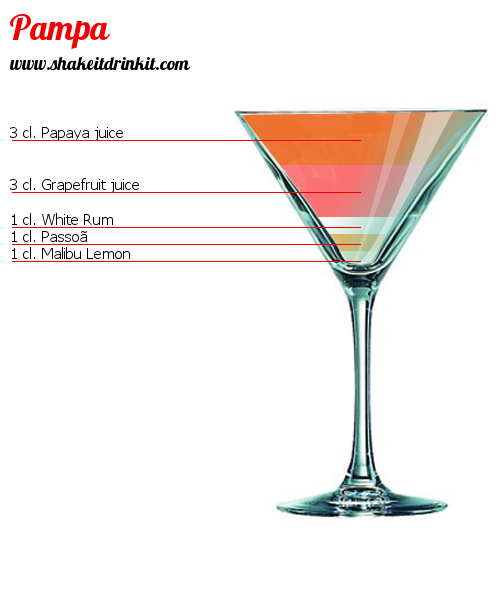 Cocktail Recipe PAMPA Cocktail PAMPA