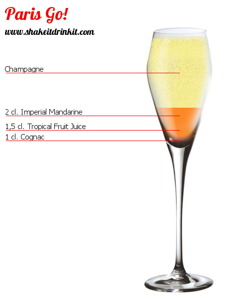 Cocktail Recipe PARIS GO! Cocktail PARIS GO!