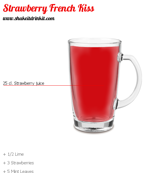 Cocktail Recipe STRAWBERRY FRENCH KISS Cocktail STRAWBERRY FRENCH KISS