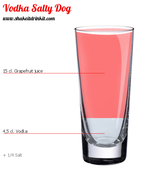 Cocktail Recipe VODKA SALTY DOG Cocktail VODKA SALTY DOG