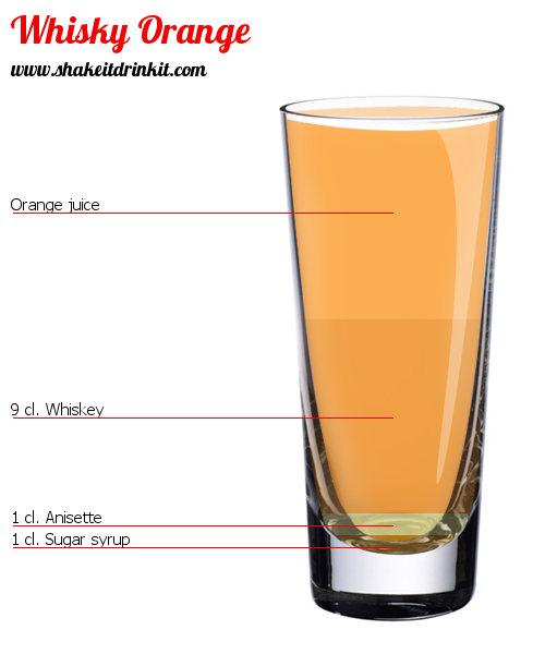 Cocktail WHISKY ORANGE